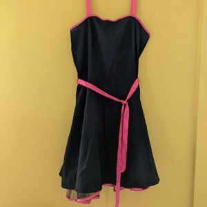 Black with Pink Trim - Dressy & Fun